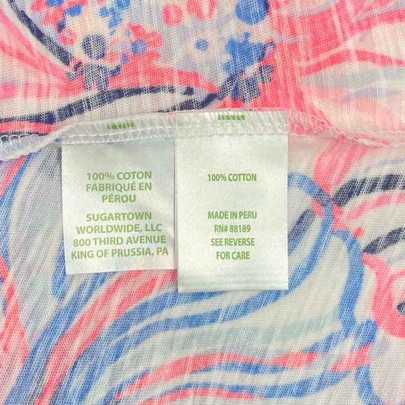 Lilly Pulitzer NWT Gigi Top in Make a Splash Sz XS - Picture 14 of 15